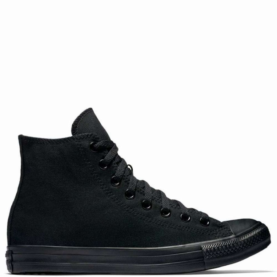 High Top * | Converse Chuck Taylor All Star Mono Canvas High Top In Black Monochrome