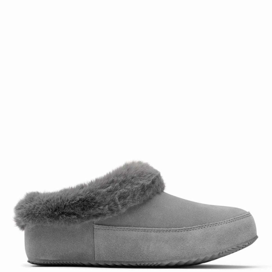 Indoor * | Sorel Women'S Sorel Go Coffee Run Slipper In Quarry/Quarry