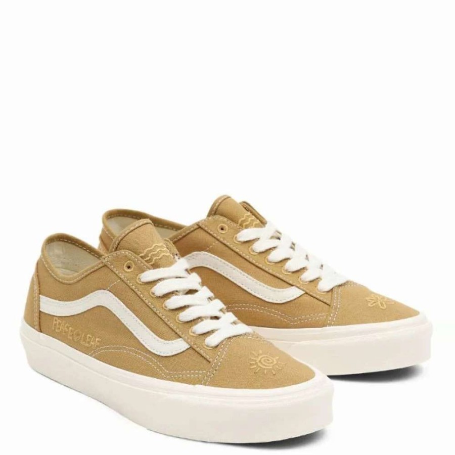 Low Top * | Vans Women'S Eco Theory Old Skool Tapered In Mustard Gold/True White