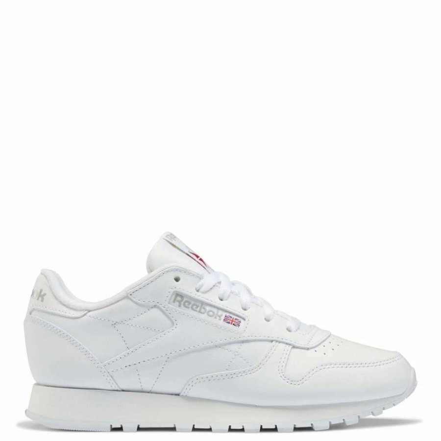 Low Top * | Reebok Women'S Classic Leather In Cloud White/Cloud White/Pure Grey 3