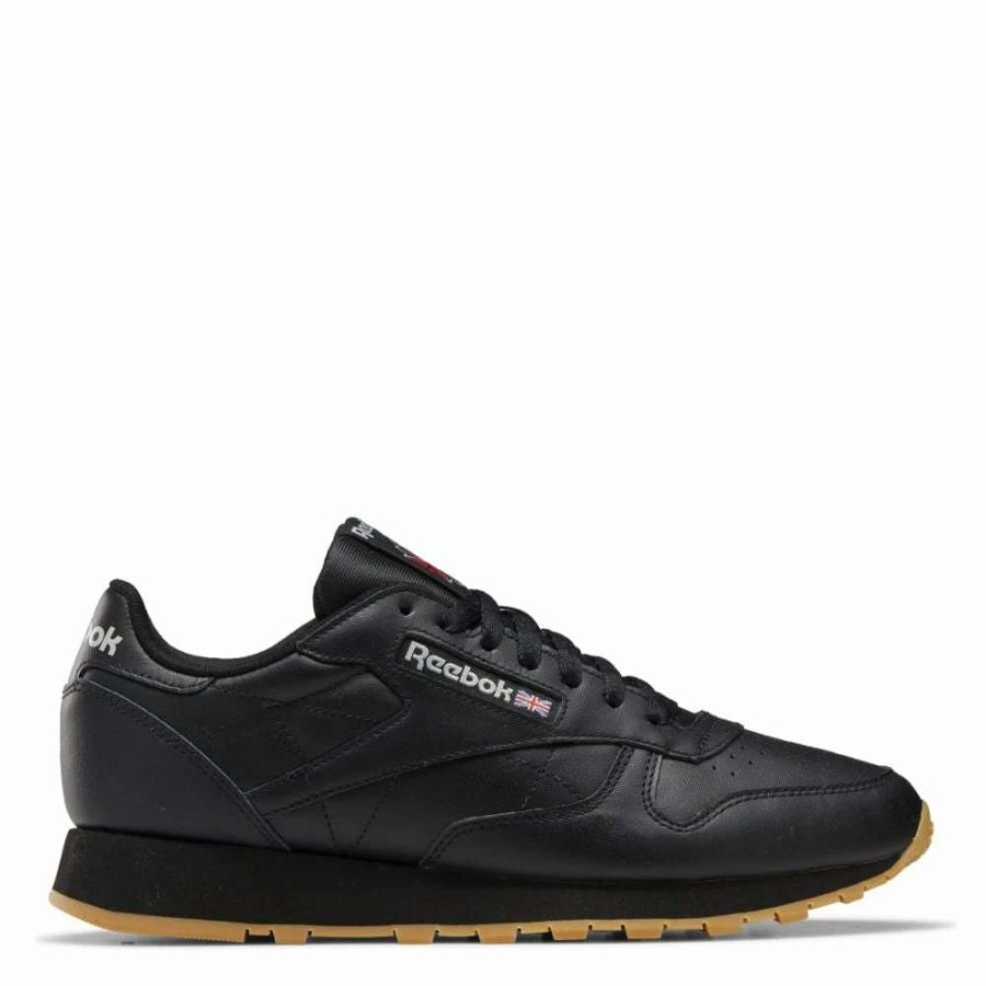 Athletic * | Reebok Women'S Classic Leather In Core Black/Pure Grey 5/Rubber Gum 3