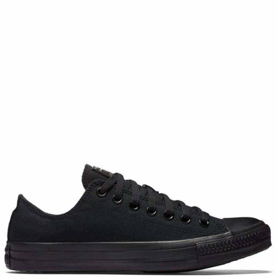 Low Top * | Converse Chuck Taylor All Star Mono Canvas Low Top In Black Monochrome