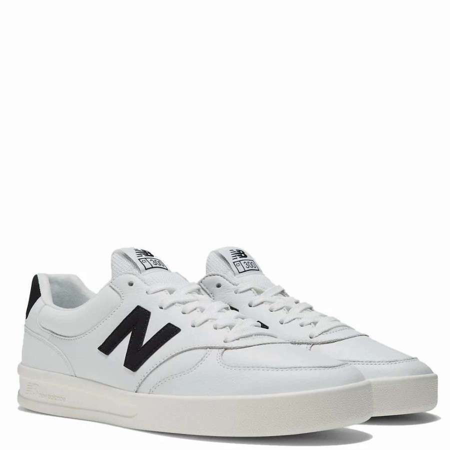 Athletic * | New Balance Ct300 In White With Black