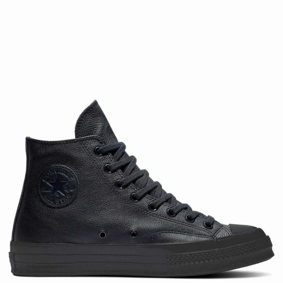 High Top * | Converse Chuck 70 Hi Tonal Leather In Black/Black/Black