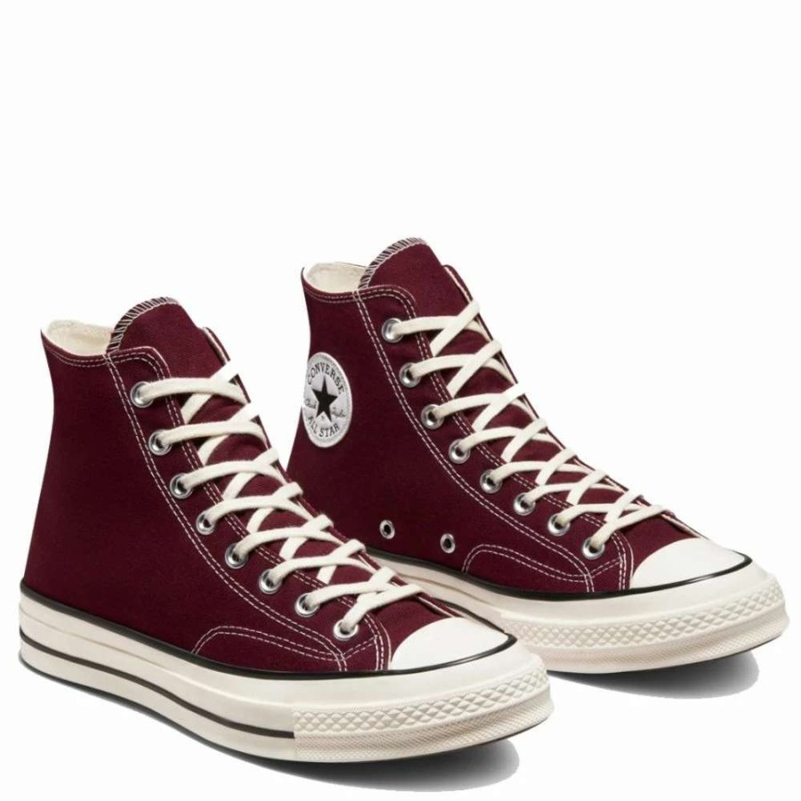 High Top * | Converse Chuck 70 Vintage Canvas In Beetroot/Egret/Black