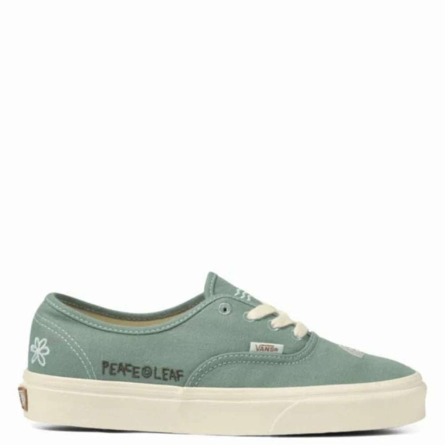 Low Top * | Vans Women'S Eco Theory Authentic In Green Milieu/Marshmallow