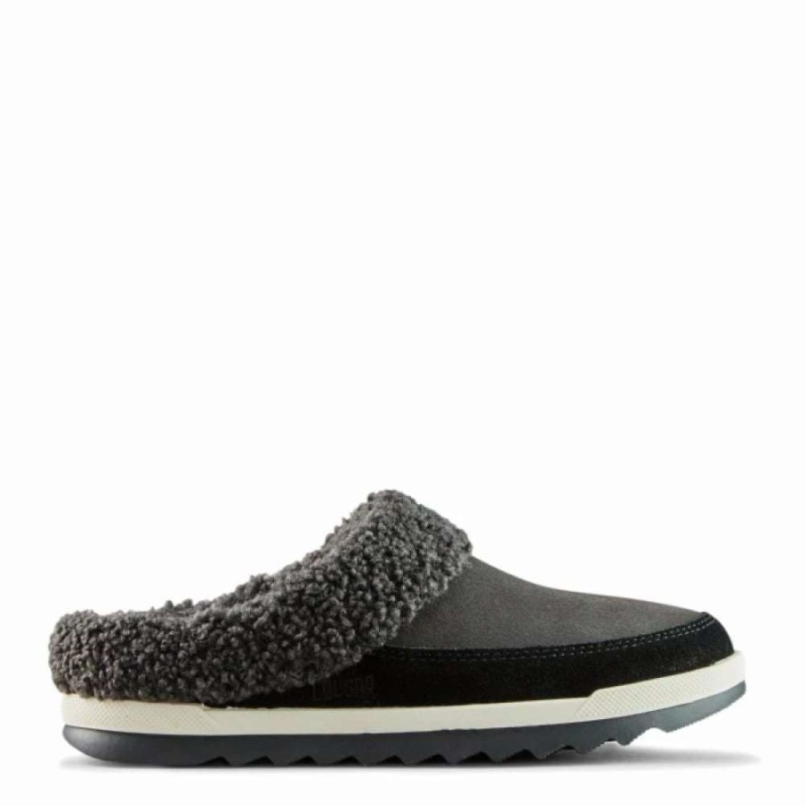 Outdoor * | Cougar Women'S Liliana Suede Mule In Black/Pewter