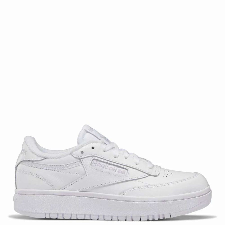 Low Top * | Reebok Women'S Club C Double In Ftwr White/Ftwr White/Cold Grey 2