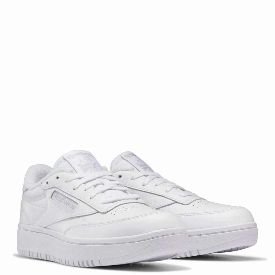 Low Top * | Reebok Women'S Club C Double In Ftwr White/Ftwr White/Cold Grey 2