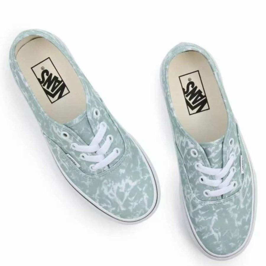 Low Top * | Vans Women'S Washes Authentic In Caledon Green/True White