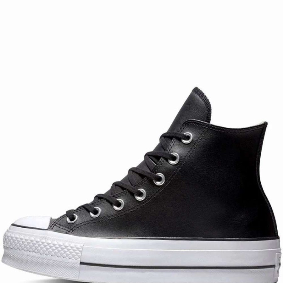 Platform * | Converse Women'S Chuck Taylor All Star Platform Hi In Black/White