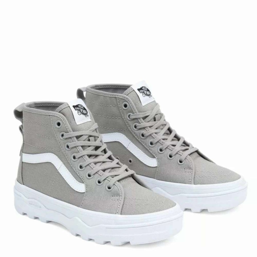 High Top * | Vans Women'S Sentry Sk8-Hi In Heavy Canvas Drizzle