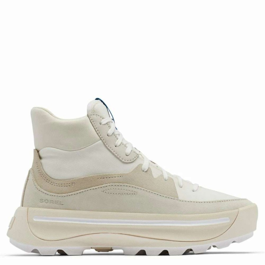 High Top * | Sorel Women'S Ona 530 Mid Sneaker In Chalk/Sea Salt