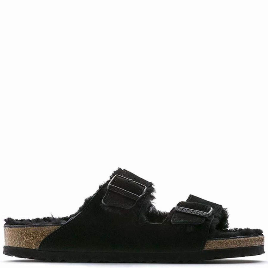 Outdoor * | Birkenstock Arizona Shearling In Black