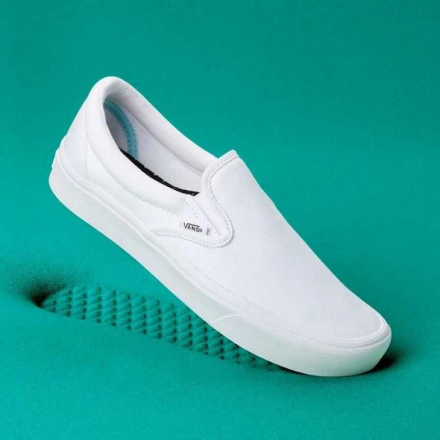 Slip-Ons * | Vans Comfycush Slip-On In White