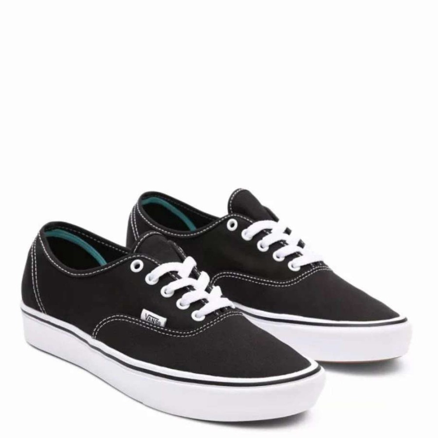 Low Top * | Vans Classic Comfycush Authentic In Black/True White