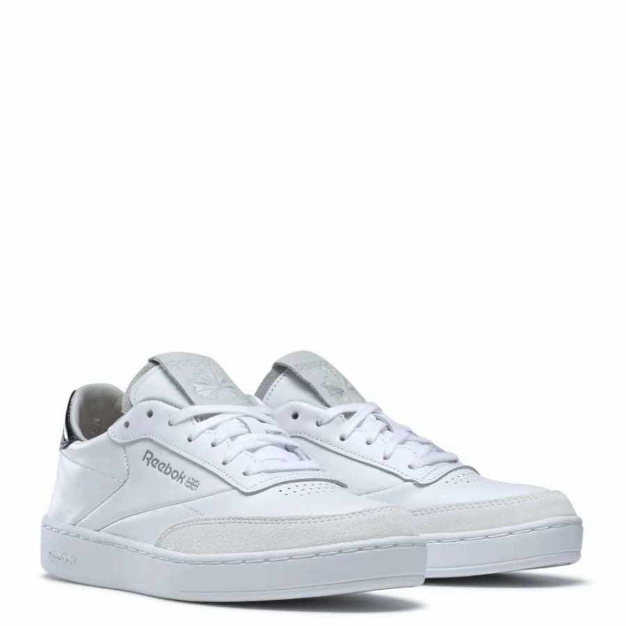 Low Top * | Reebok Women'S Club C Clean In Cloud White/Core Black