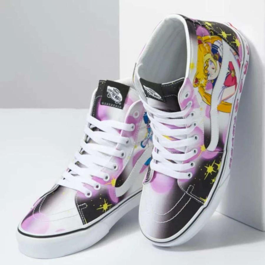 High Top * | Vans X Pretty Guardian Sailor Moon Sk8-Hi In Black/Pink