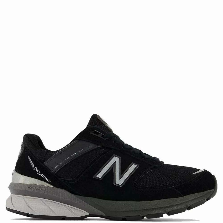 Athletic * | New Balance Women'S Made In Us 990V5 In Black With Silver