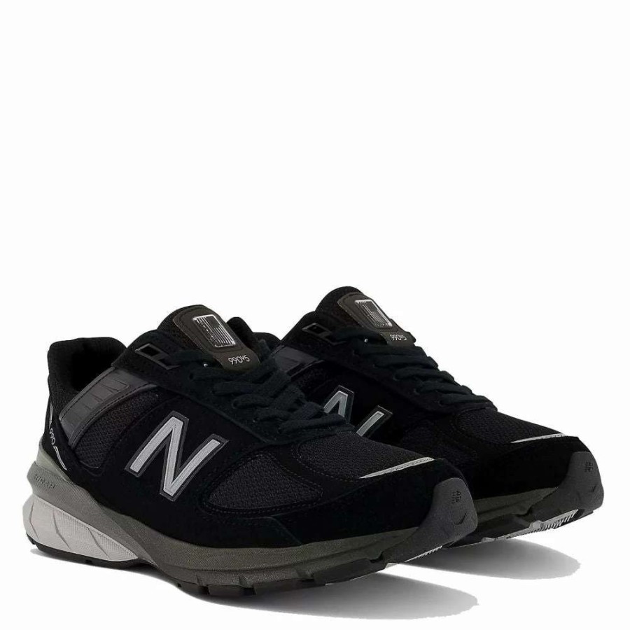 Athletic * | New Balance Women'S Made In Us 990V5 In Black With Silver