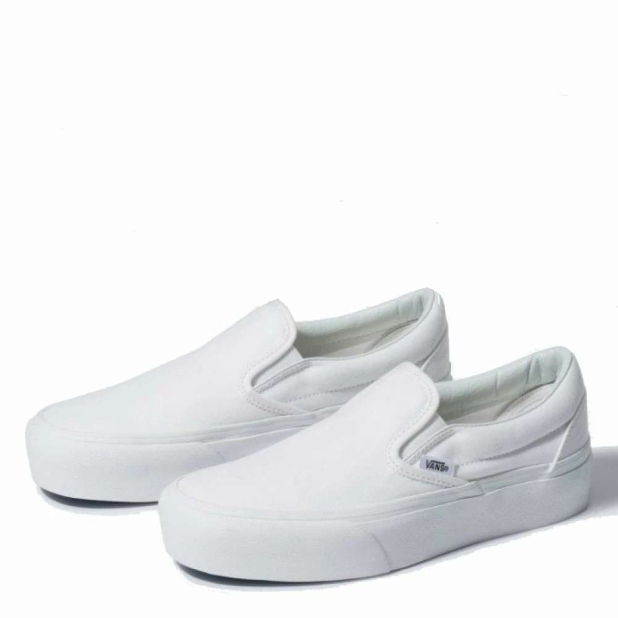 Platform * | Vans Women'S Slip-On Platform In True White