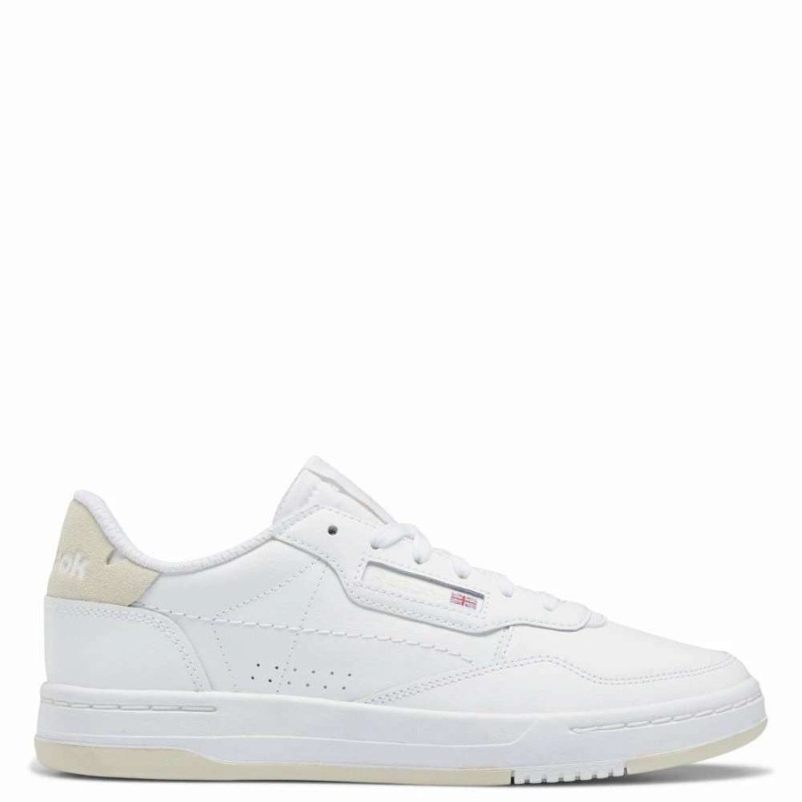 Low Top * | Reebok Women'S Court Peak In Ftwr White/Alabaster/Rbbr White