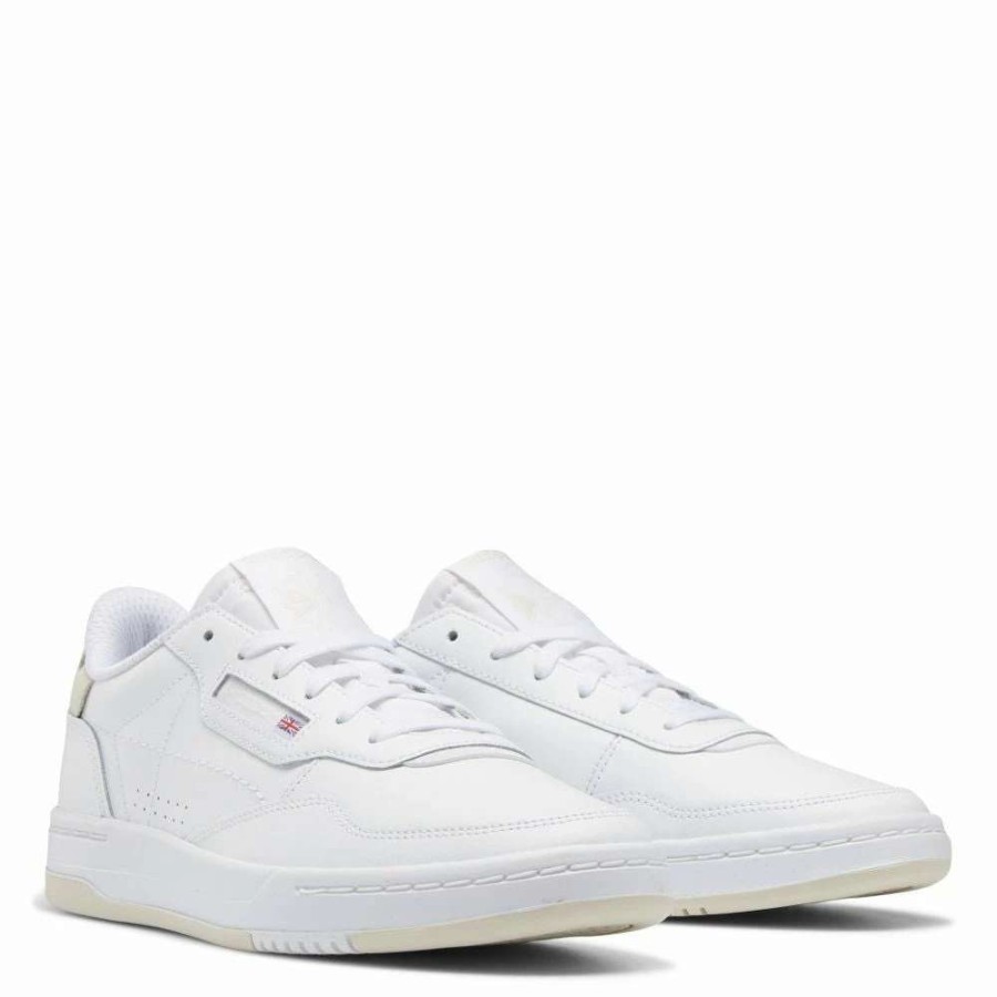 Low Top * | Reebok Women'S Court Peak In Ftwr White/Alabaster/Rbbr White