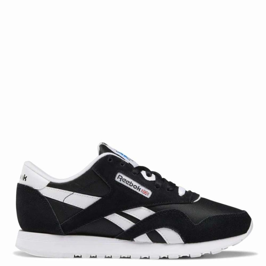 Athletic * | Reebok Women'S Classic Nylon In Black/White