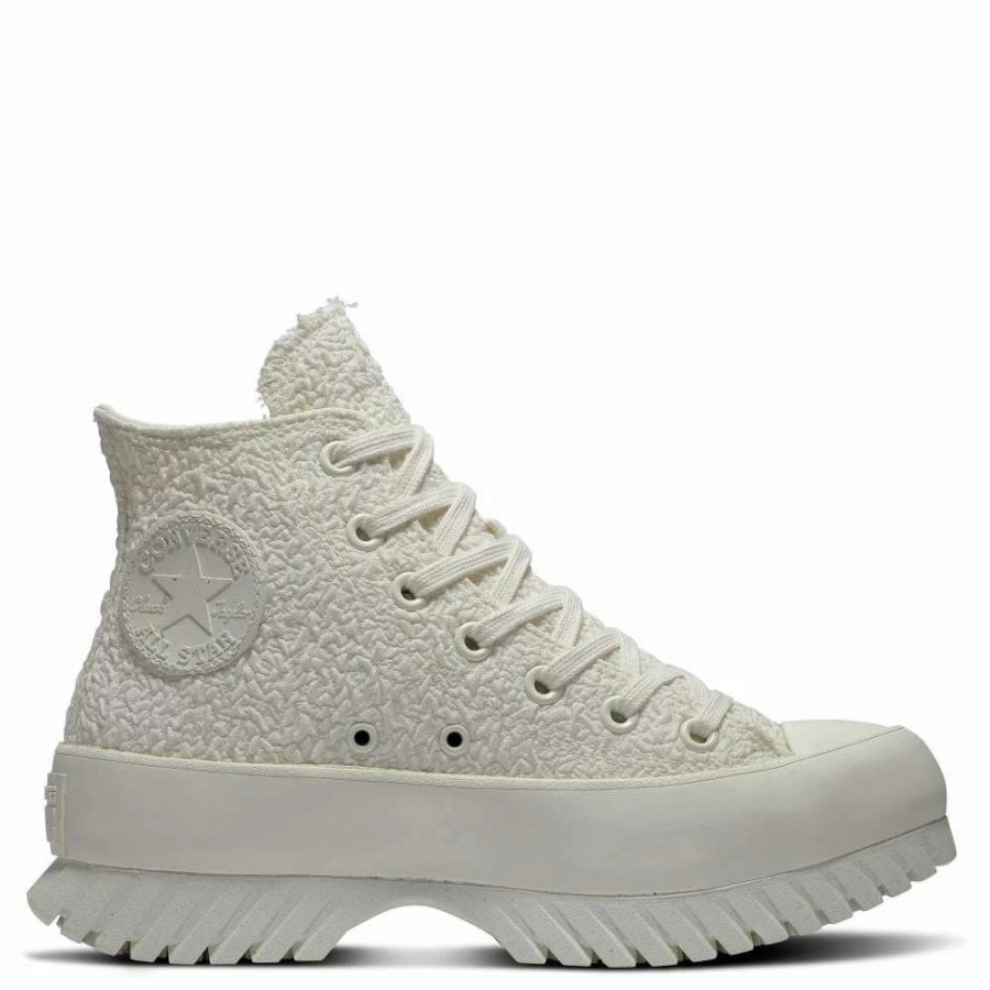 Platform * | Converse Women'S Chuck Taylor All Star Lugged 2.0 Jacquard In Egret/Egret/Black