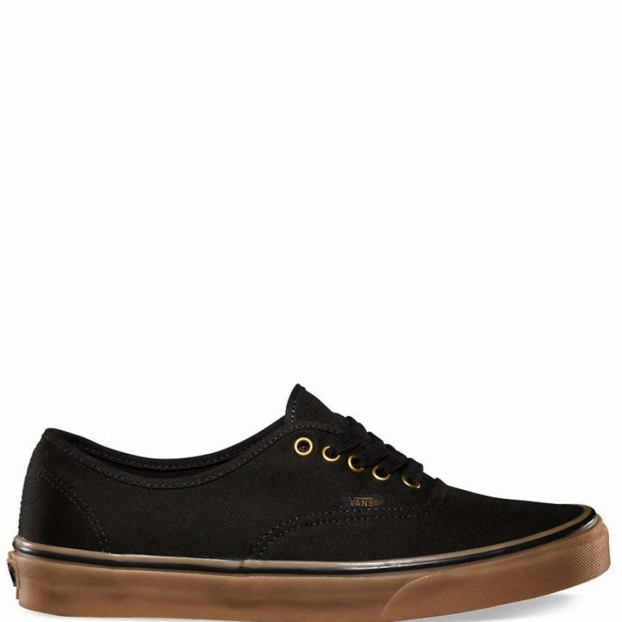 Low Top * | Vans Authentic In Black/Rubber