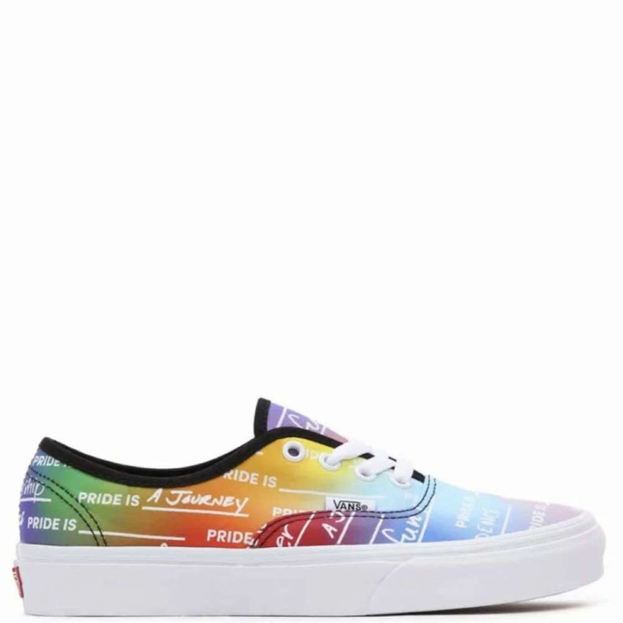 Low Top * | Vans Pride Authentic In Rainbow/True White