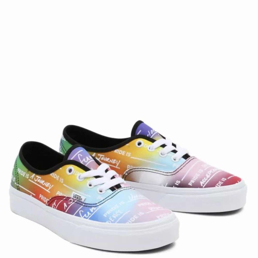 Low Top * | Vans Pride Authentic In Rainbow/True White