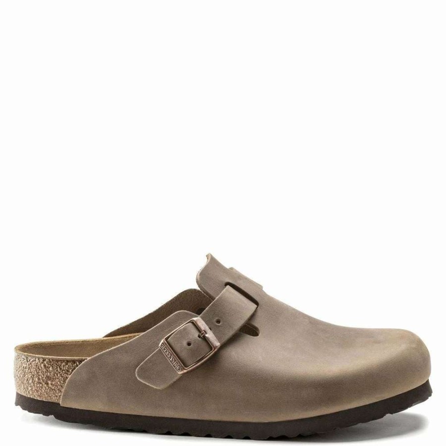 Outdoor * | Birkenstock Boston Oiled Leather In Tobacco Brown