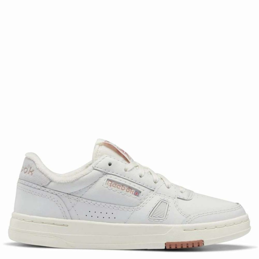 Athletic * | Reebok Women'S Lt Court In Cold Grey/Canyon Coral/Chalk