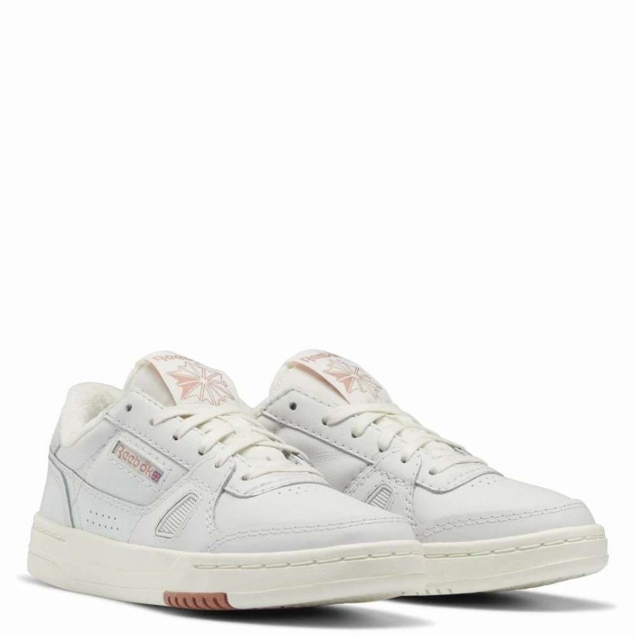 Athletic * | Reebok Women'S Lt Court In Cold Grey/Canyon Coral/Chalk