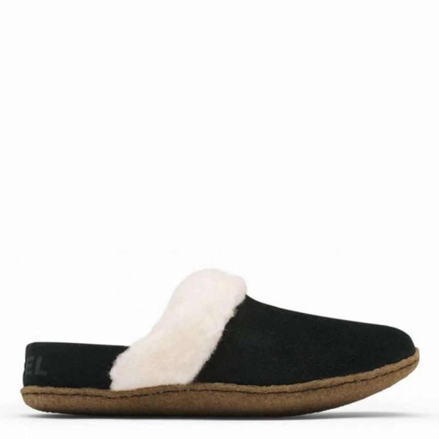 Indoor * | Sorel Women'S Nakiska Slide Ii In Black/Natural