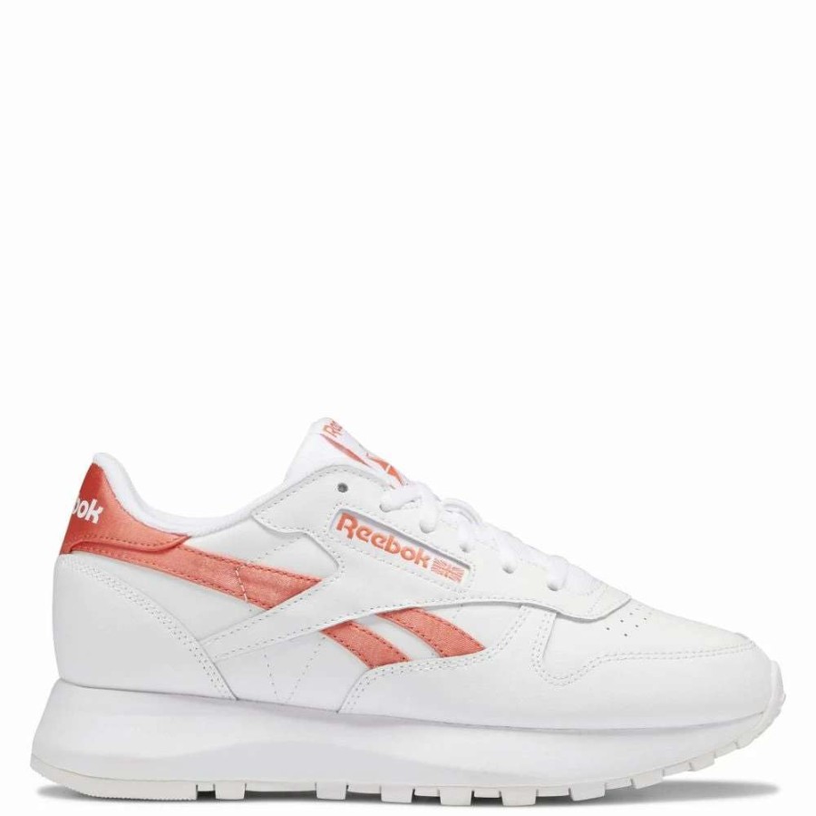 Low Top * | Reebok Women'S Classic Leather Sp In Ftwwht/Ftwwht/Smorfl