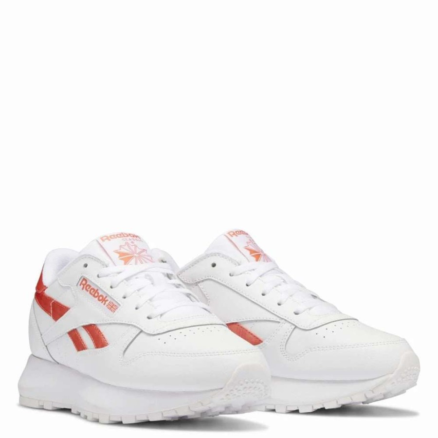 Low Top * | Reebok Women'S Classic Leather Sp In Ftwwht/Ftwwht/Smorfl