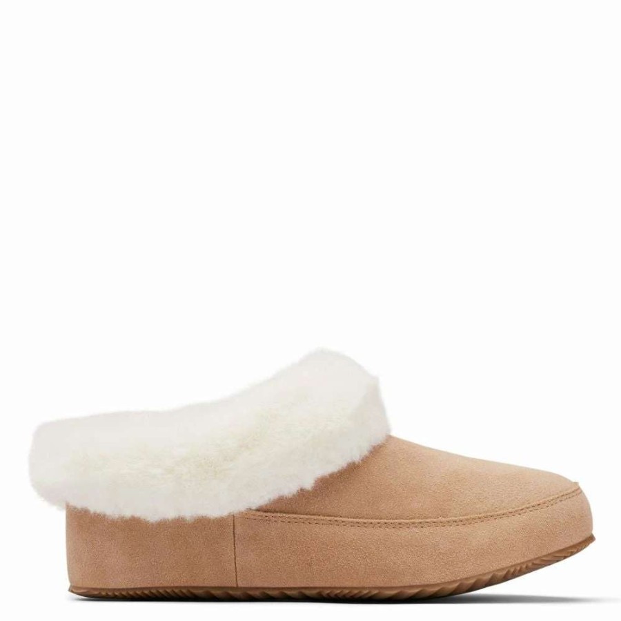 Indoor * | Sorel Women'S Sorel Go Coffee Run Slipper In Tawny Buff/Natural