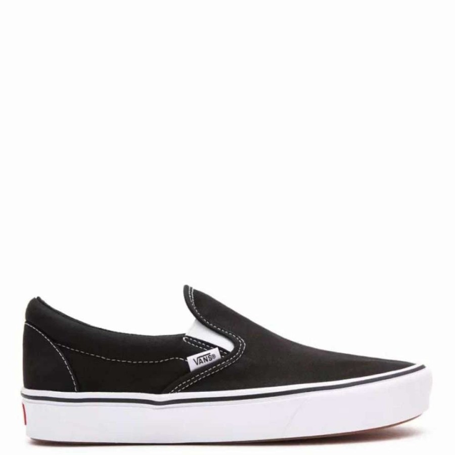 Slip-Ons * | Vans Comfycush Slip-On In Black/True White