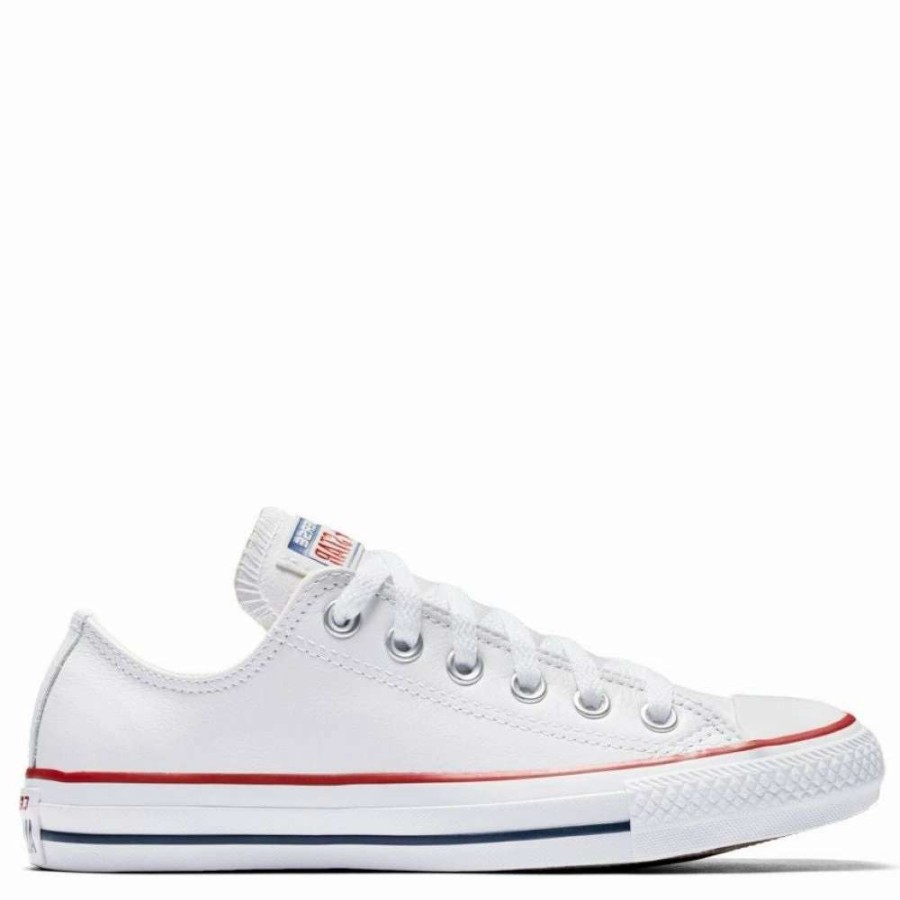 Low Top * | Converse Chuck Taylor All Star Leather Low Top In White