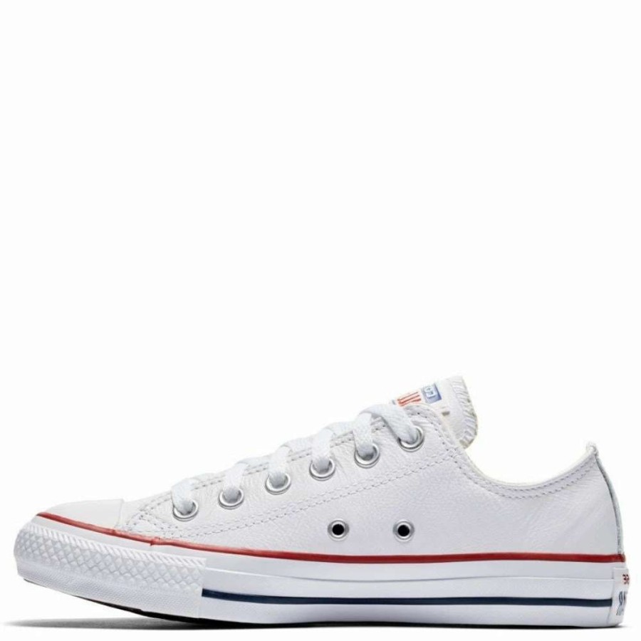 Low Top * | Converse Chuck Taylor All Star Leather Low Top In White