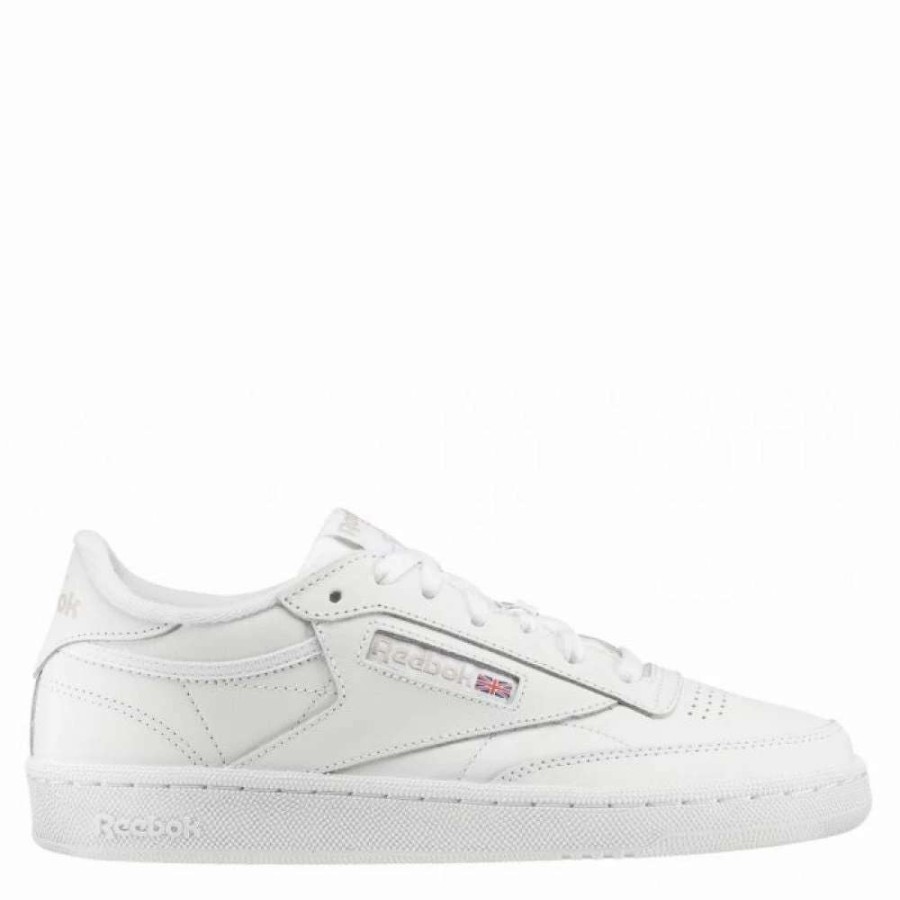 Low Top * | Reebok Women'S Club C 85 In White/Sheer Grey