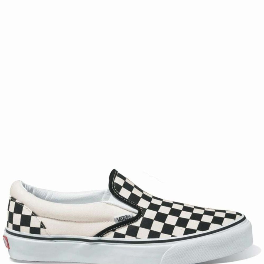 Slip-Ons * | Vans Checkerboard Slip-On In Black/Off White