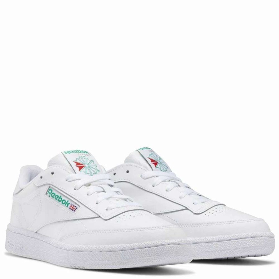 Low Top * | Reebok Women'S Club C 85 In White/Green