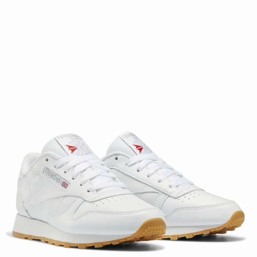 Athletic * | Reebok Women'S Classic Leather In Ftwr White/Pure Grey 3/Reebok Rubber Gum-03