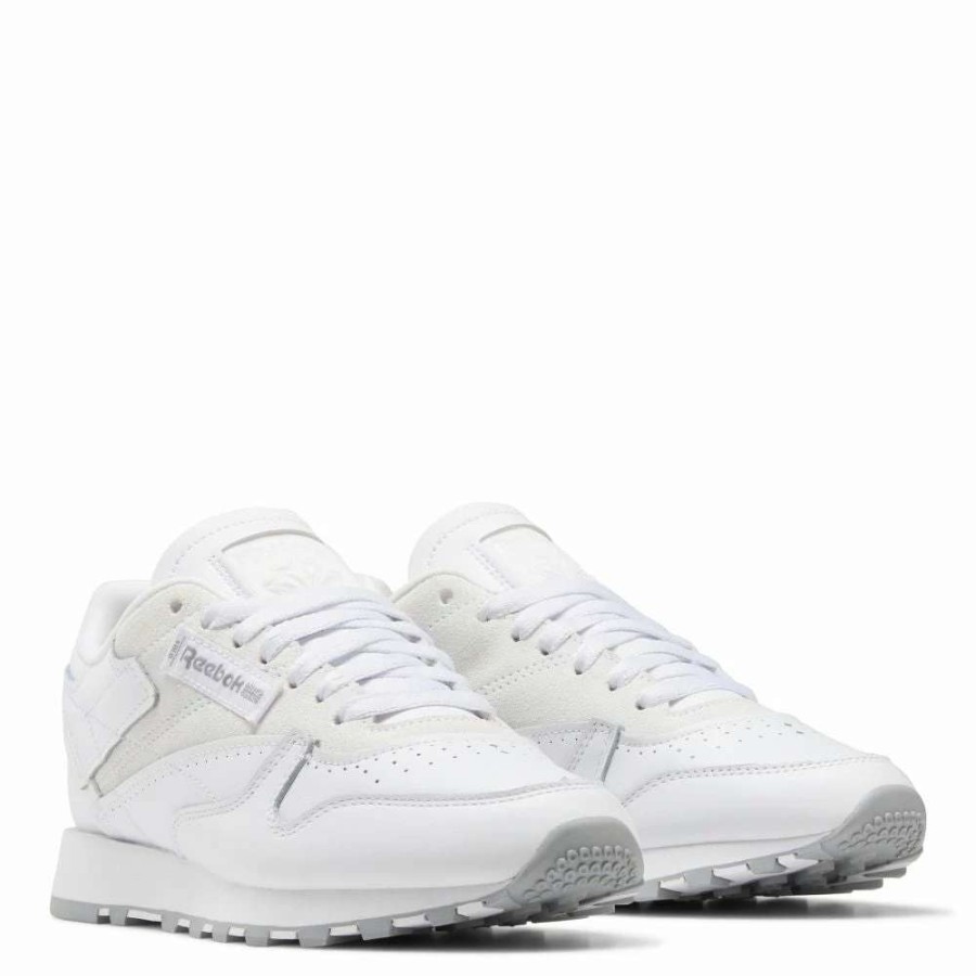 Low Top * | Reebok Women'S Classic Leather In Ftwr White/Pure Grey 4/Rhodonite