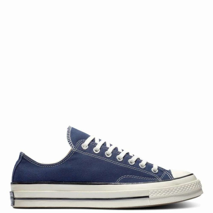 Low Top * | Converse Chuck 70 Low Recycled Rpet Canvas In Midnight Navy/Egret/Black