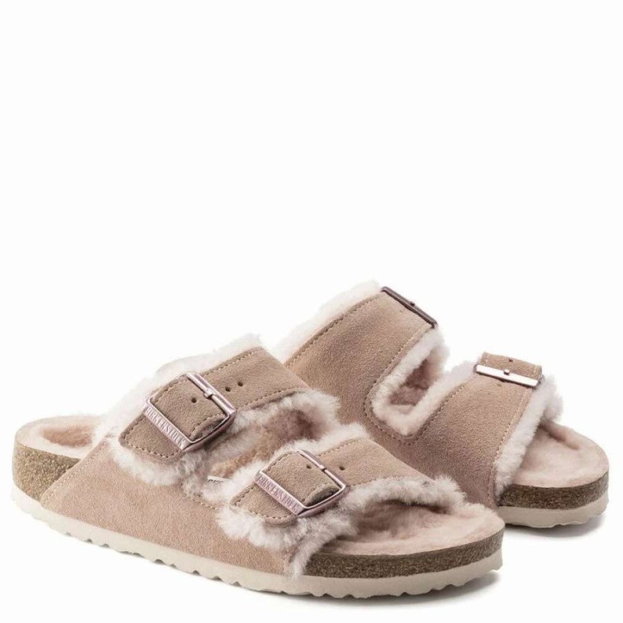 Outdoor * | Birkenstock Women'S Arizona Shearling In Light Rose