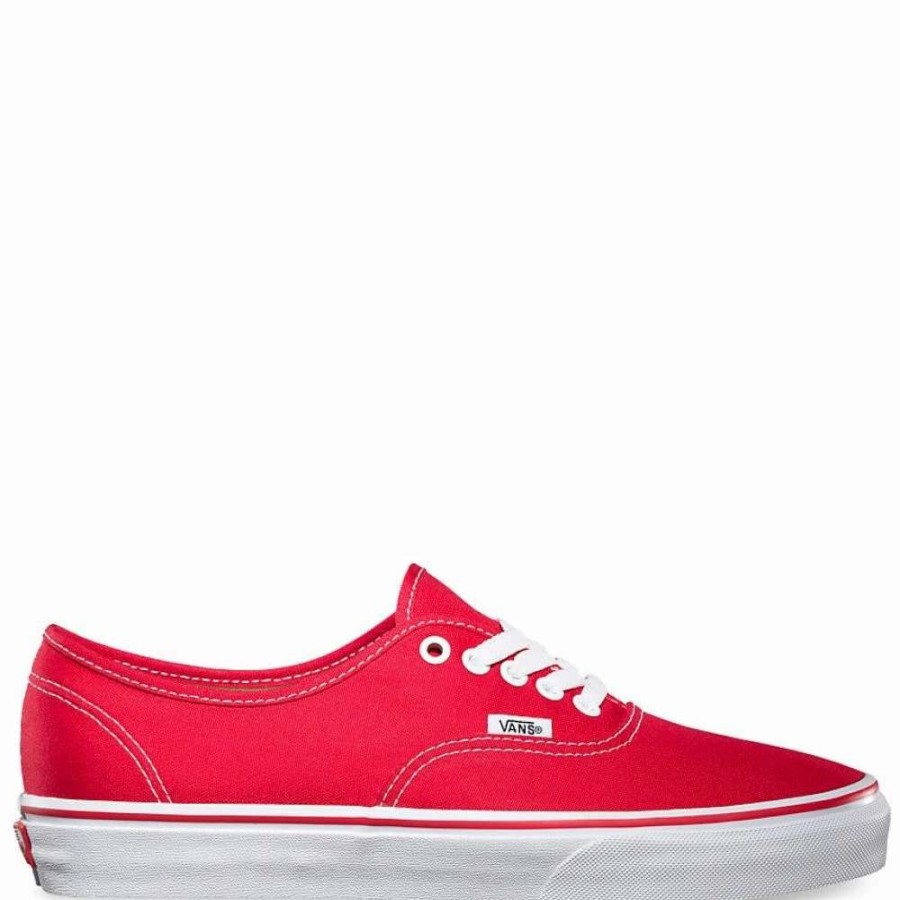 Low Top * | Vans Authentic In Red